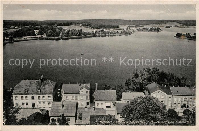 Feldberg Mecklenburg Panorama Blick auf den Haussee
