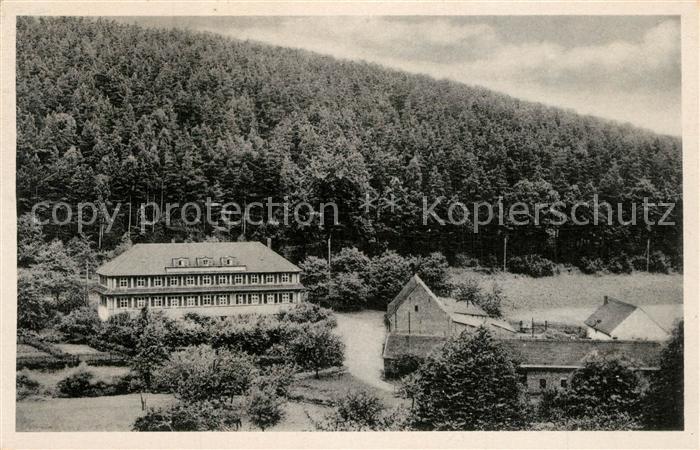 Eisenberg Thueringen Waldhaus Amtsschreibersmuehle im Muehltal