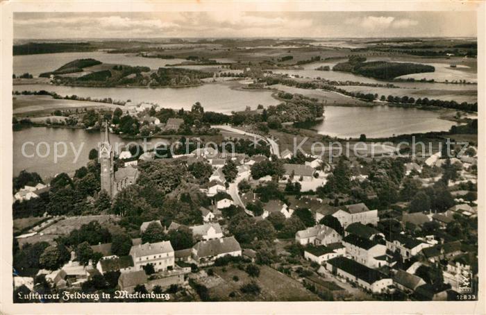 Feldberg Mecklenburg Fliegeraufnahme