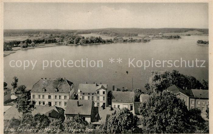 Feldberg Mecklenburg Panorama Blick auf den Haussee