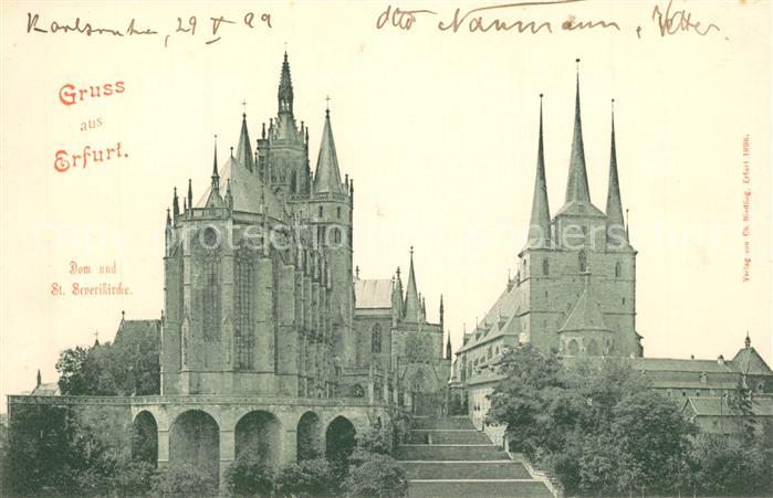 ERFURT  CITY Dom und St Severikirche