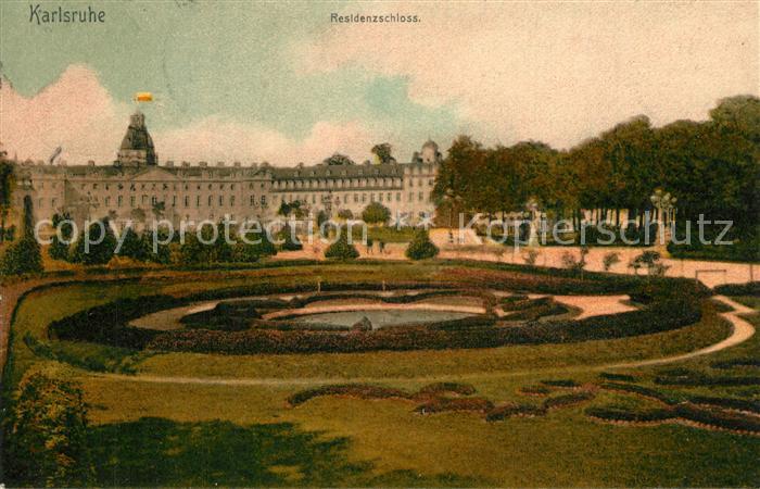 Karlsruhe Baden Residenzschloss Park