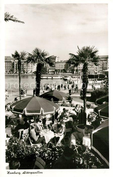 HAMBURG  CITY Alsterpavillon Cafe Restaurant