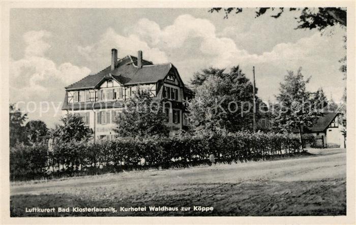 Bad Klosterlausnitz Kurhotel Waldhaus zur Koeppe