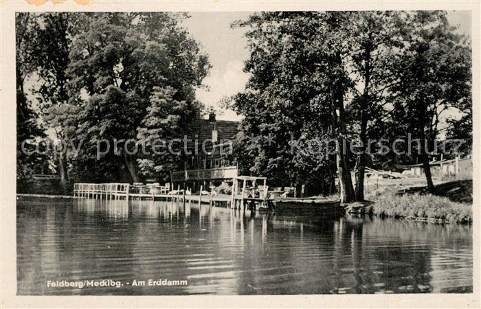 Feldberg Mecklenburg Am Erddamm Bootsanleder Gaststaette