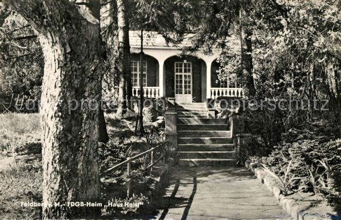 Feldberg Mecklenburg FDGB Heim Haus Holst