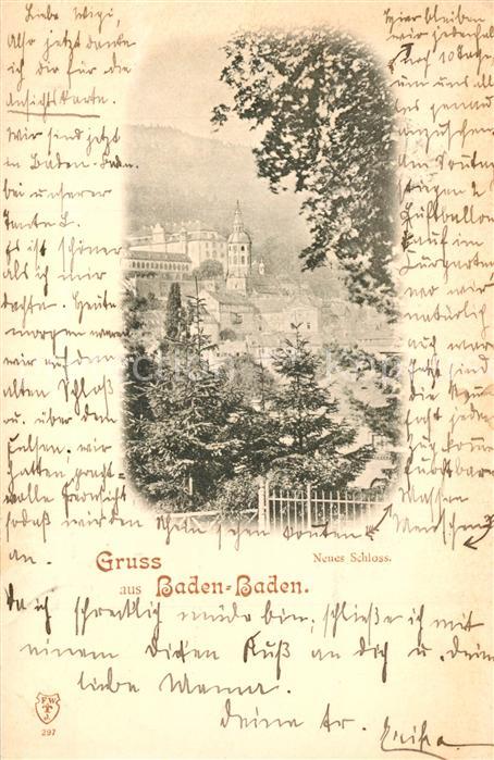 BADEN-BADEN BW Neues Schloss