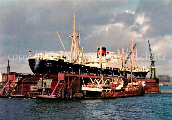 HAMBURG  CITY Hafen Werft Hochseedampfer