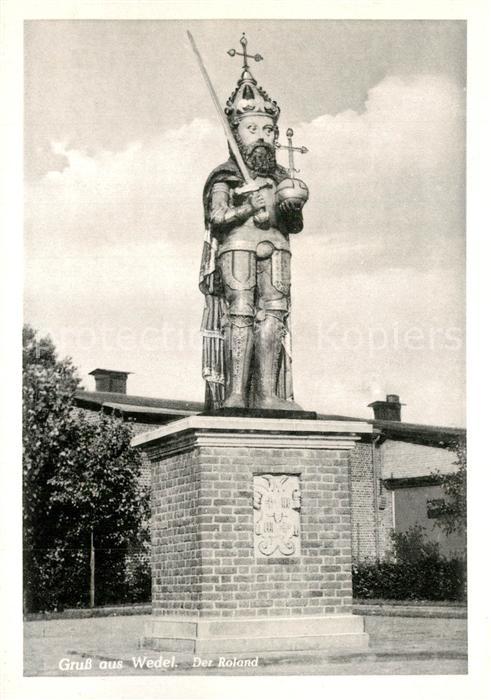 Wedel Pinneberg Der Roland Statue Wahrzeichen
