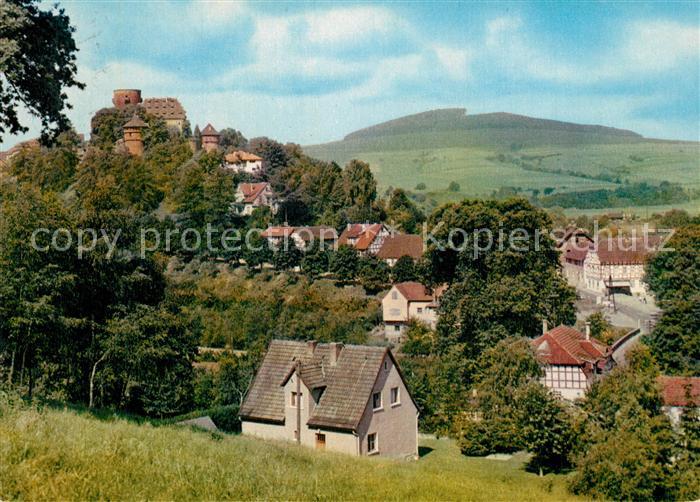 Trendelburg Ortsansicht mit Burg Diemeltal