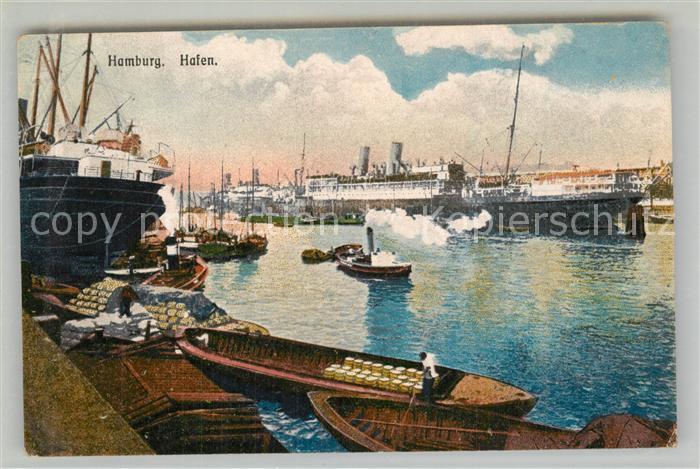 HAMBURG CITY Hafen Hochseedampfer