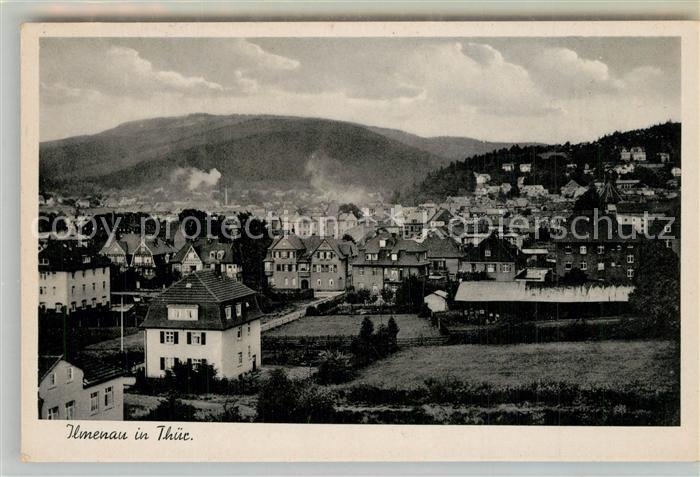Ilmenau Thueringen Stadtpanorama