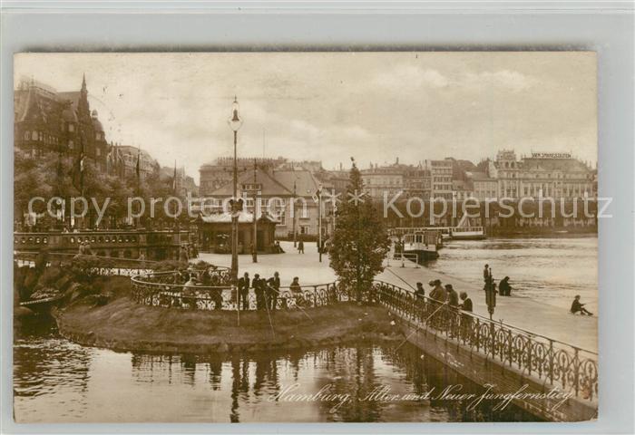 HAMBURG  CITY Alter und Neuer Jungfernstieg