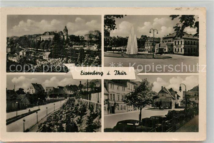 Eisenberg Thueringen Teilansichten Fontaene