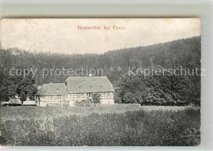 Greiz Thueringen Brettmuehle
