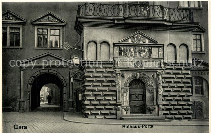 Gera Rathaus Portal