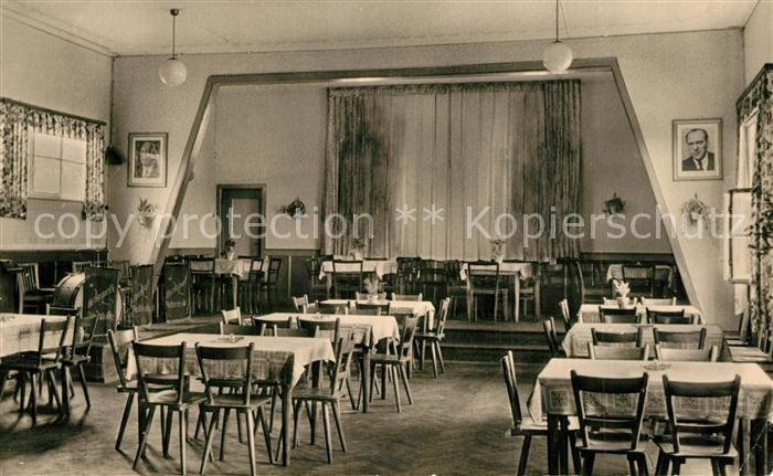 Rabenaeussig Konsum Gaststaette Waldfrieden Speiseraum