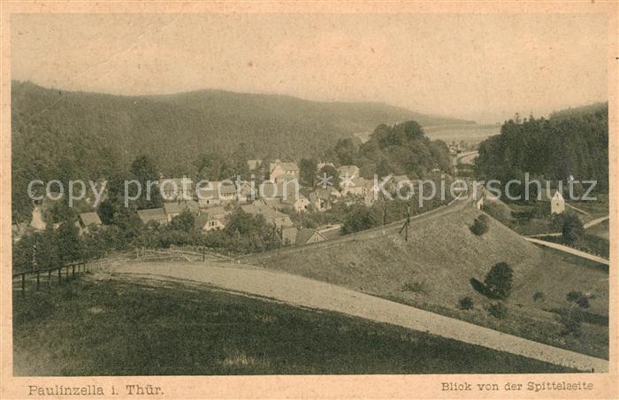 Paulinzella Blick von der Spittelseite