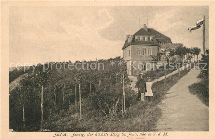 Jena Thueringen Jenzig der hoechste Berg bei Jena