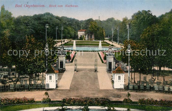 Bad Oeynhausen Blick vom Kurhaus