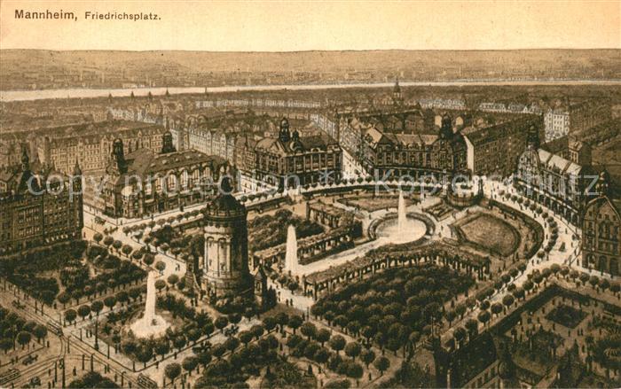 MANNHEIM BW Friedrichsplatz