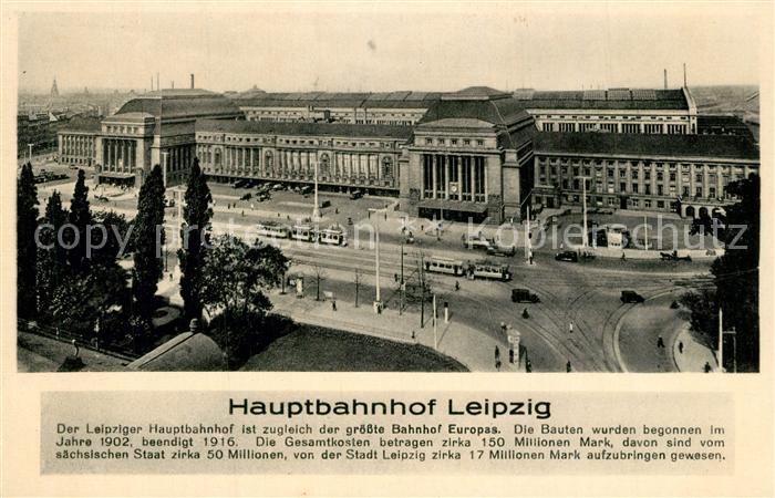 LEIPZIG Sachsen Hauptbahnhof