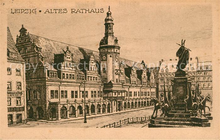 LEIPZIG Sachsen Altes Rathaus