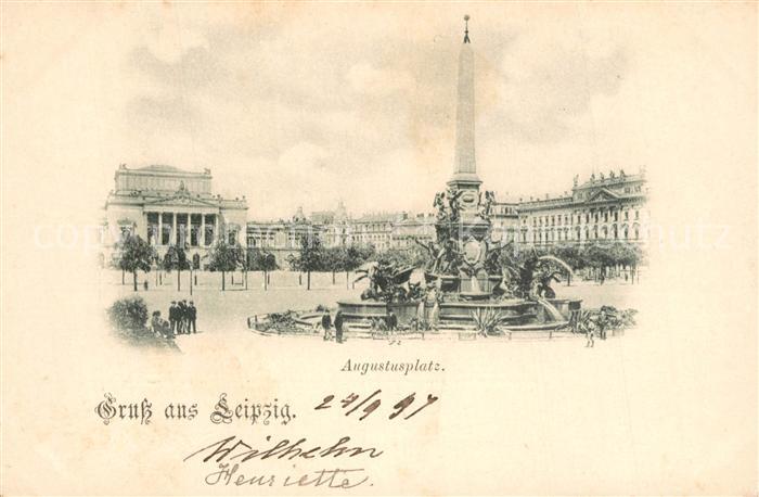 LEIPZIG Sachsen Augustusplatz