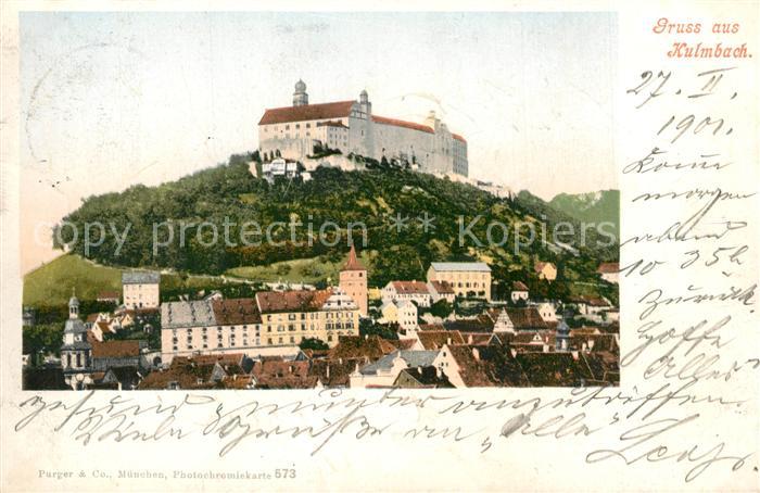 Kulmbach Bayern Stadt und Schloss
