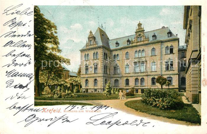 Krefeld Rathaus am Westwall
