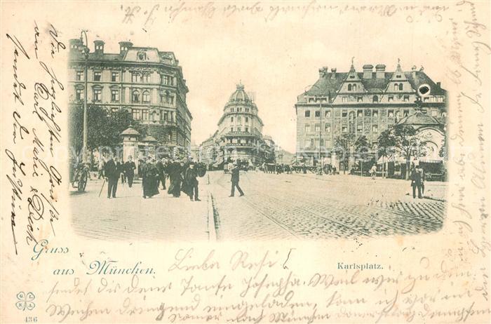 Muenchen Bayern Karlsplatz