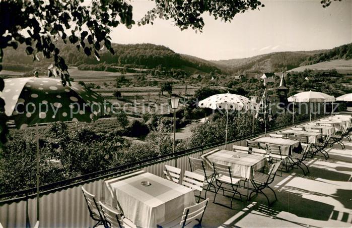 Langenthal Odenwald Gasthaus Pension Zur Linde Terrasse