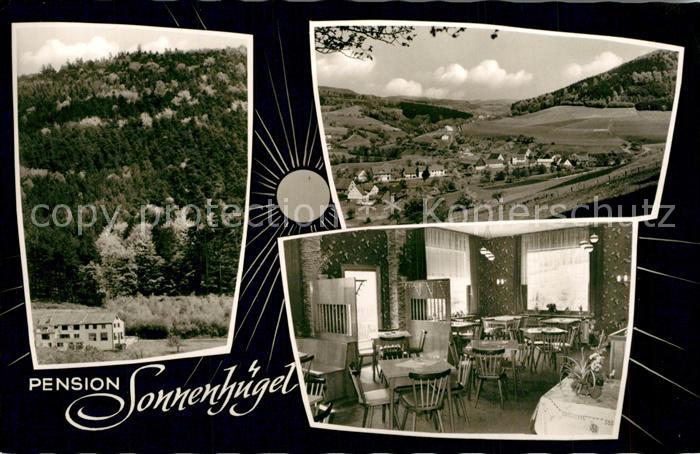 Ober-Schoenmattenwag Pension Sonnenhuegel Gaststube Panorama