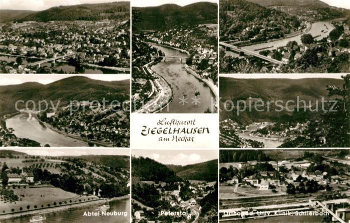 Ziegelhausen Neckarpartien Abtei Neuburg Peterstal Orthopaed Uni Klinik Schlierb