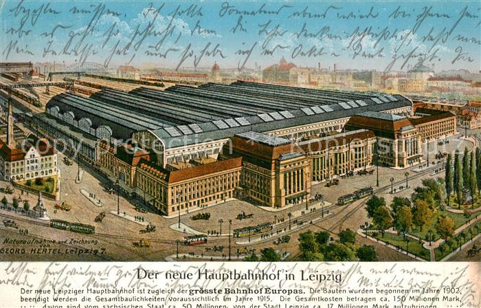 LEIPZIG Sachsen Hauptbahnhof