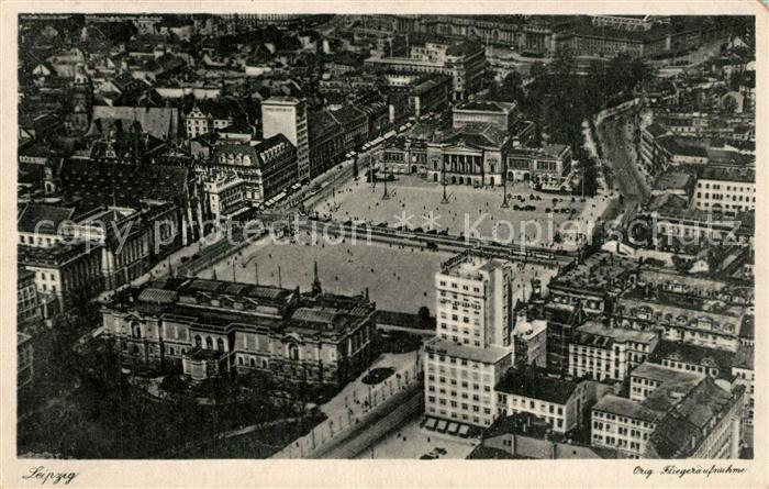 LEIPZIG Sachsen Fliegeraufnahme