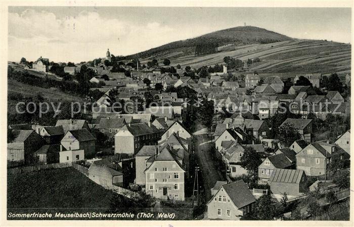 Meuselbach-Schwarzmuehle Total mit Meuselbacher Kuppe