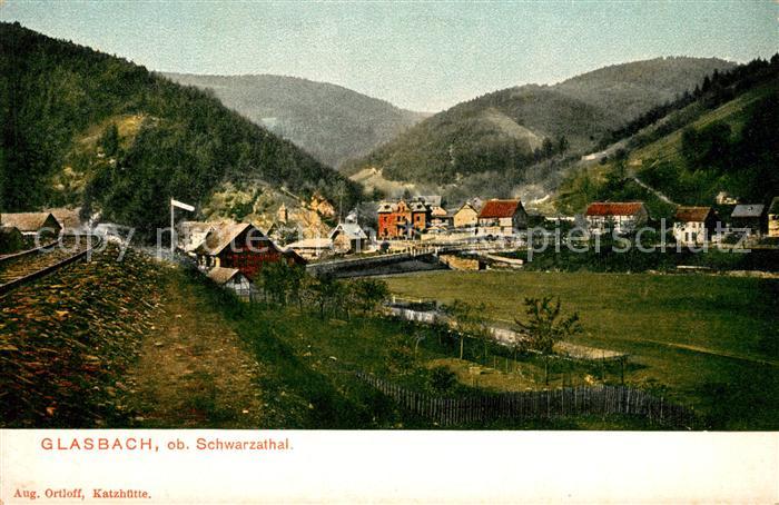Glasbach Mellenbach Ortsansicht Schwarzathal