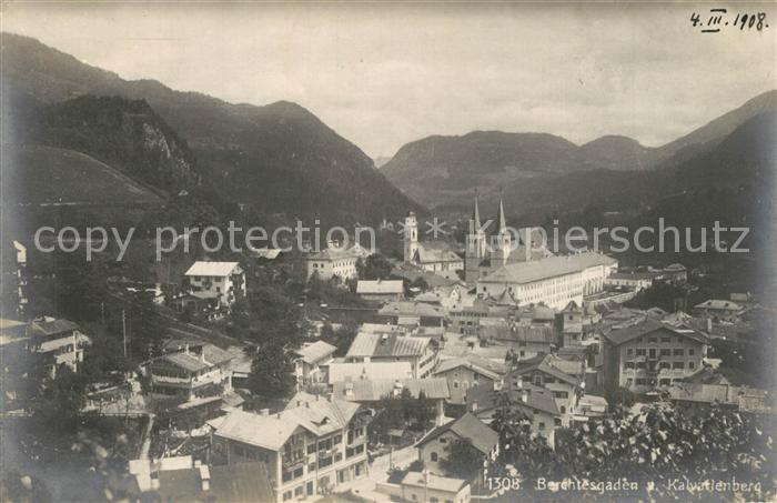 BERCHTESGADEN Bayern mit Kalvarienberg