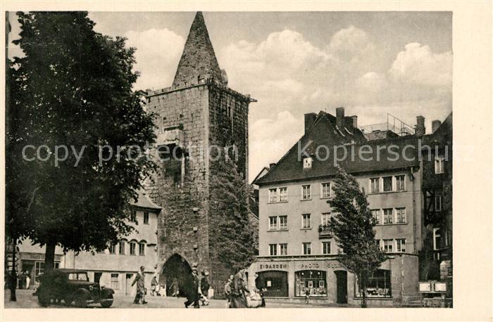 Jena Thueringen Johannisplatz mit Tor