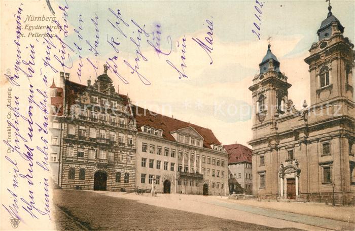 NueRNBERG  CITY St Egydienkirche mit Pellerhaus