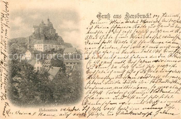 Hersbruck Bayern Burg Hohenstein