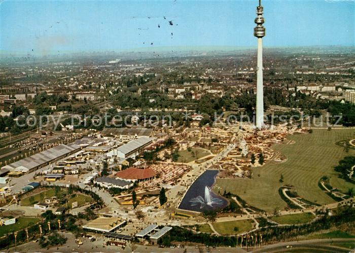 DORTMUND  CITY BUGA 59 mit Fernsehturm Fliegeraufnahme