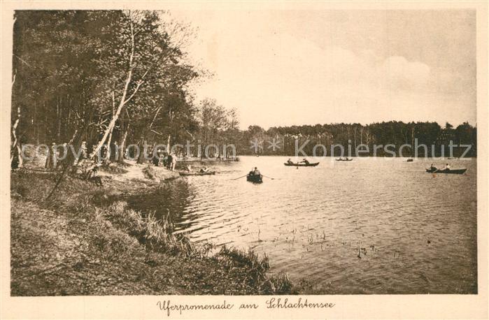 Zehlendorf Berlin Uferpromenade am Schlachtensee