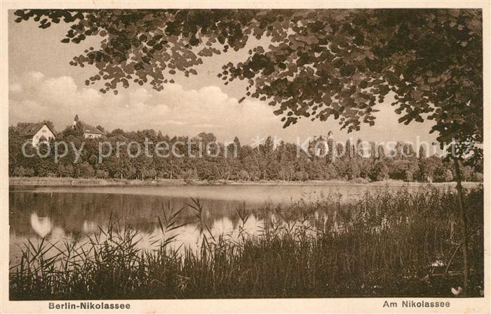 Nikolassee Uferpartie am Nikolassee