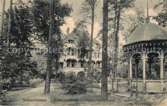 Zehlendorf Berlin Erholungsheim am Schlachtensee Pavillon