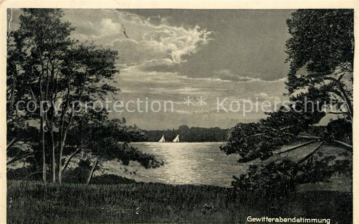 Wannsee Gewitterabendstimmung