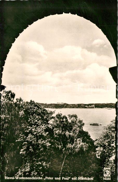 Nikolskoe Berlin Havel Wochenendkirche Ausflueglerkirche St Peter und Paul