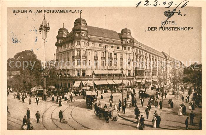 BERLIN  CITY Potsdamer Platz Hotel Der Fuerstenhof