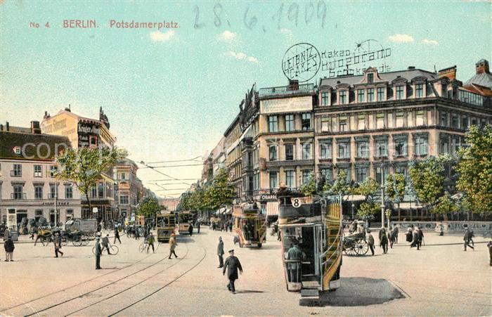 BERLIN  CITY Potsdamer Platz Strassenbahn